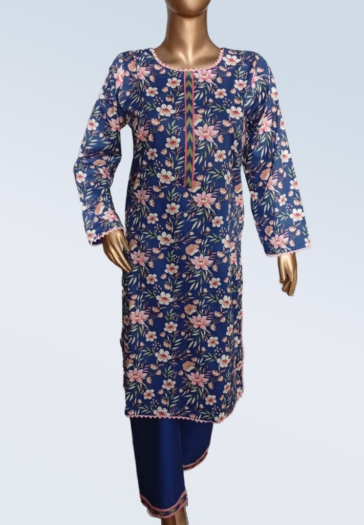 SAYA Printed Cambric 3 PCS Stitched Suits